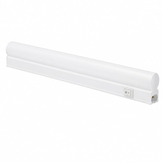 Lámpara LED Blanca para Muebles de 30cm, 4W, 480lm, Luz Fría 6000K, con Interruptor