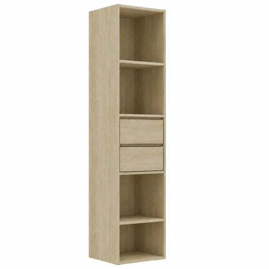 Estantería de Madera Roble Sonoma para Libros y Archivador