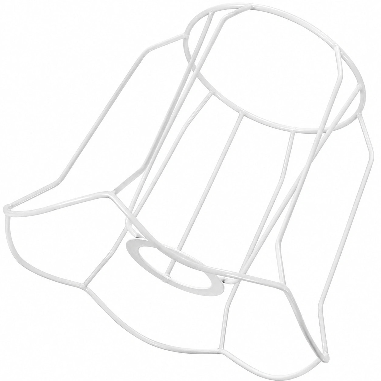 Estructura de Hierro para Pantalla de Lámpara - Accesorio DIY para Lámparas de Mesa