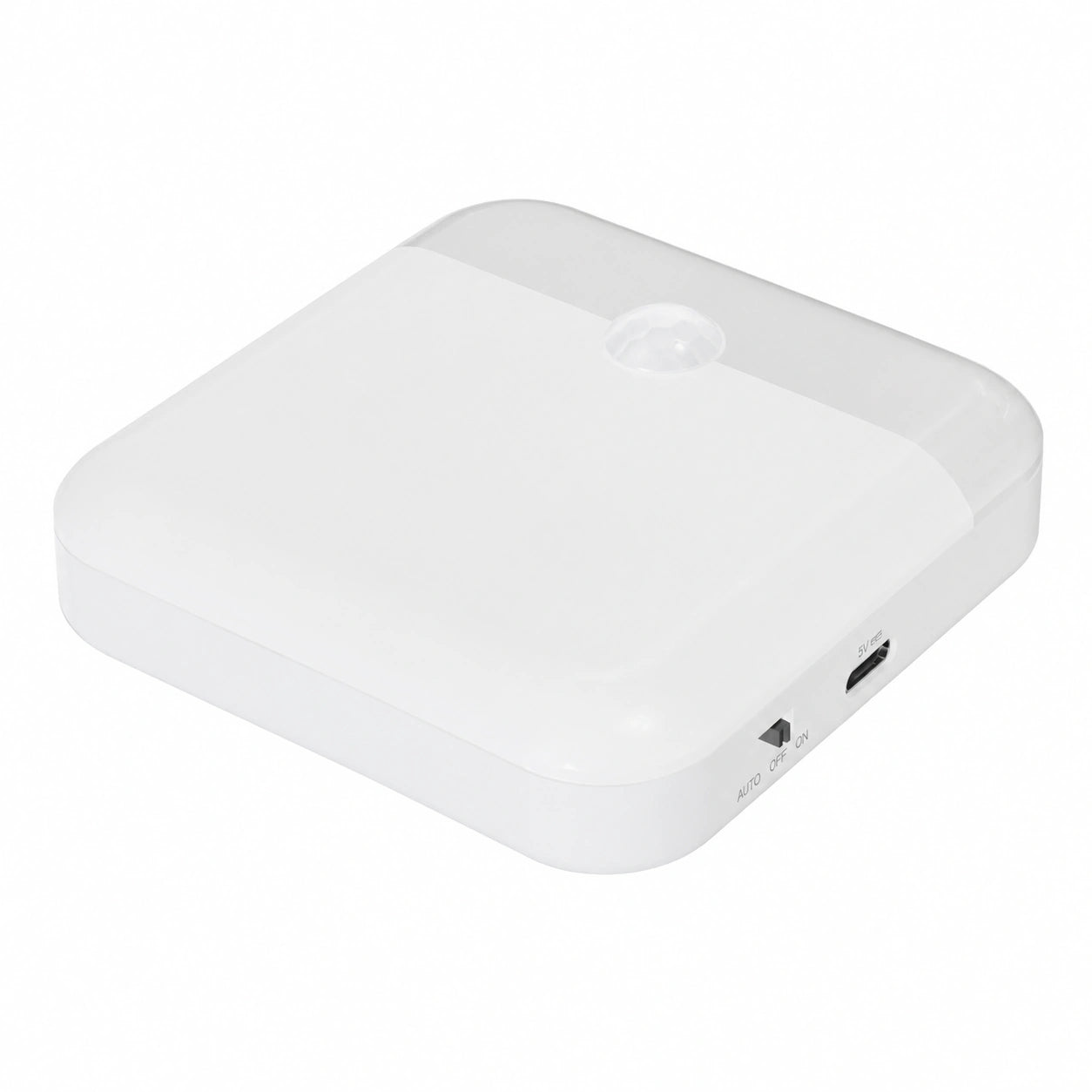 Luz LED Cuadrada con Sensor de Movimiento y Recargable para Muebles, Ideal para Dormitorio, Cocina, Escalera y Armario, Fácil Instalación (4 Uds, Blanco Frío 5600K)