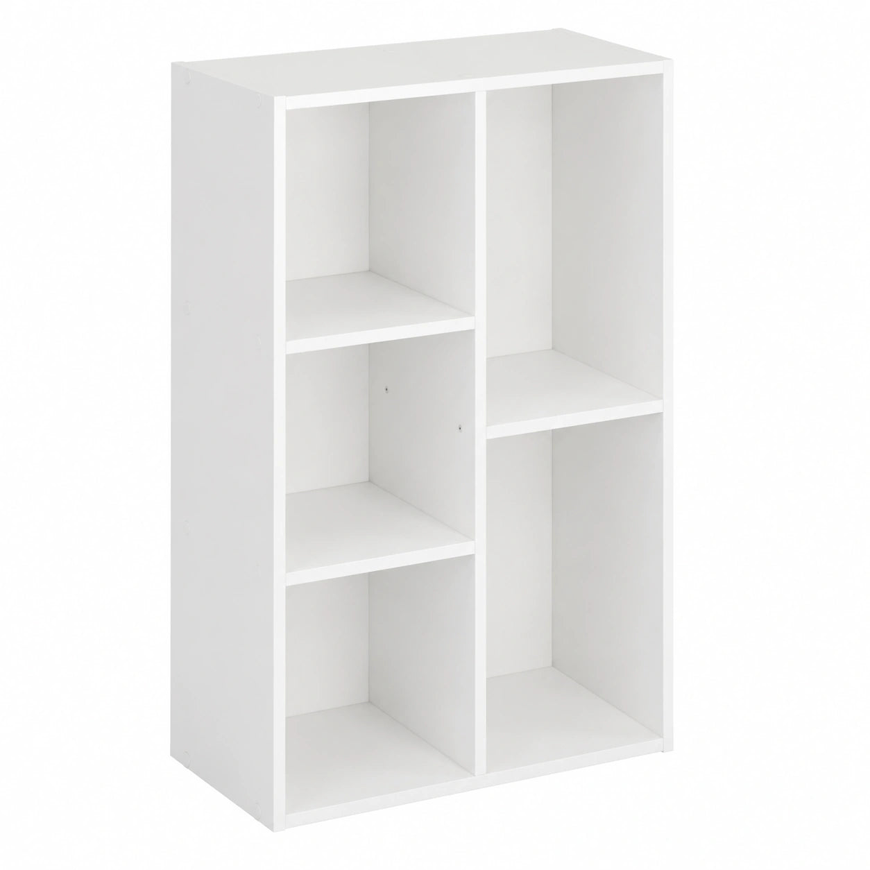 Estantería Blanca de 5 Cubos, Amazon Basics, 50 x 24 x 80 cm