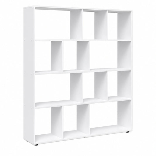 Estantería Blanca Vicco Modular para Libros, 131.6 x 143 cm