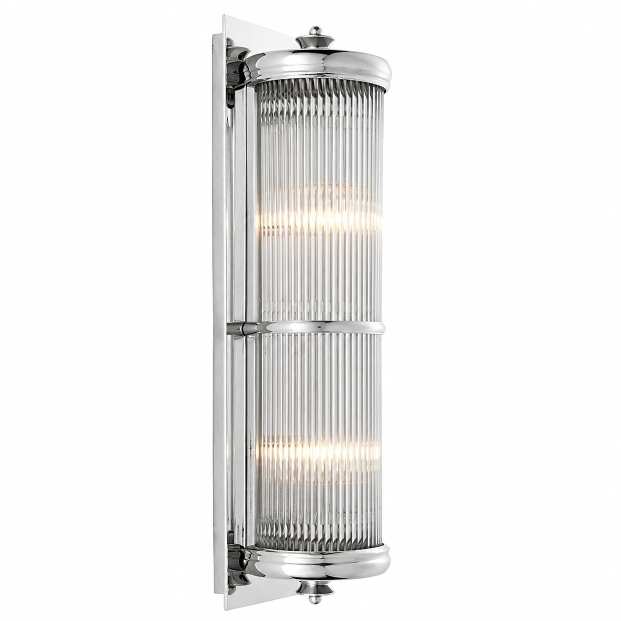 Lámpara de Pie de Lujo en Plata 52 cm - Casa Padrino Muebles de Hotel