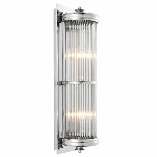 Lámpara de Pie de Lujo en Plata 52 cm - Casa Padrino Muebles de Hotel